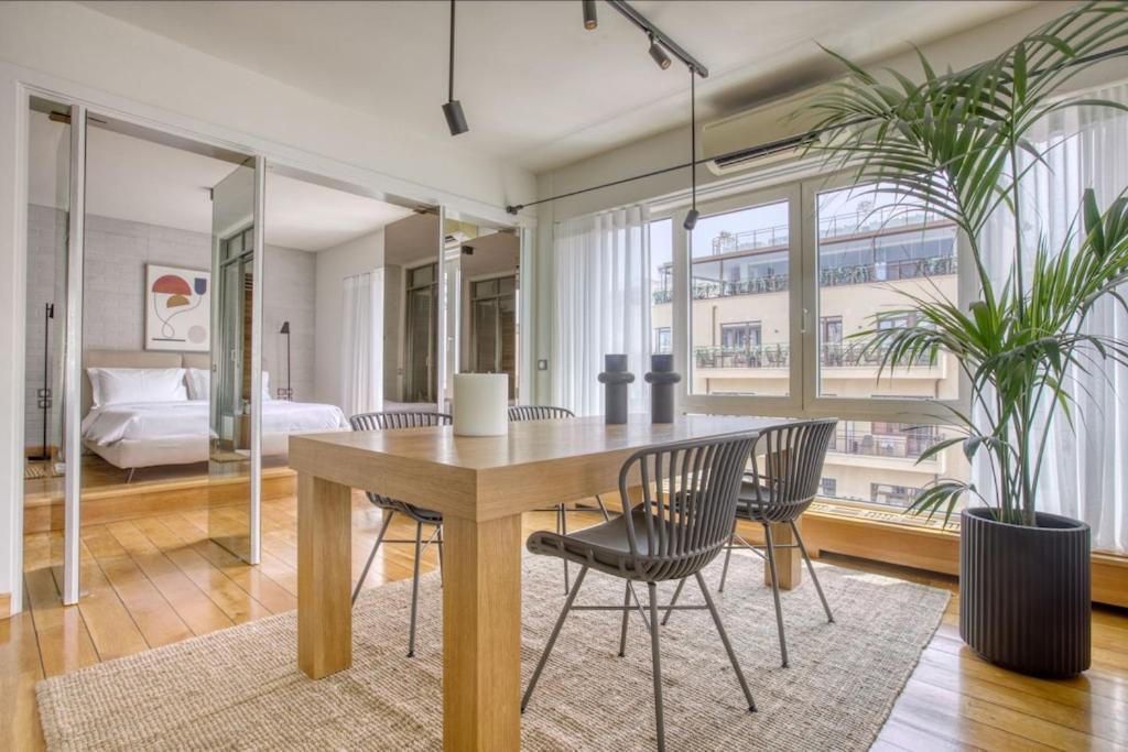 Sunny Luxury Loft,Stunning Acropolis View, Jacuzzi Apartment Атина Екстериор снимка