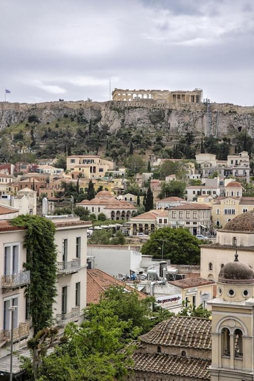 Sunny Luxury Loft,Stunning Acropolis View, Jacuzzi Apartment Атина Екстериор снимка